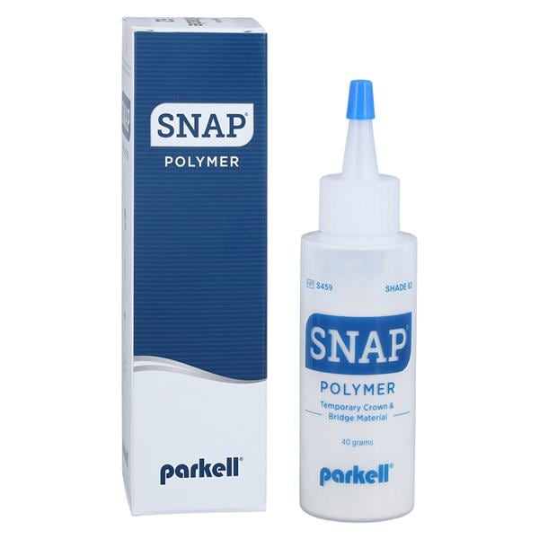 Parkell S459 Snap Temporary Crown & Bridge Material Acrylic Powder #62 A2 40 Gm Parkell S459 Snap Temporary Crown & Bridge Material Acrylic Powder #62 A2 40 Gm